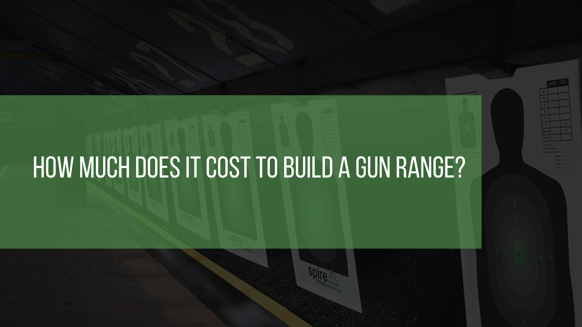 How Much Does it Cost to Build a Gun Range
