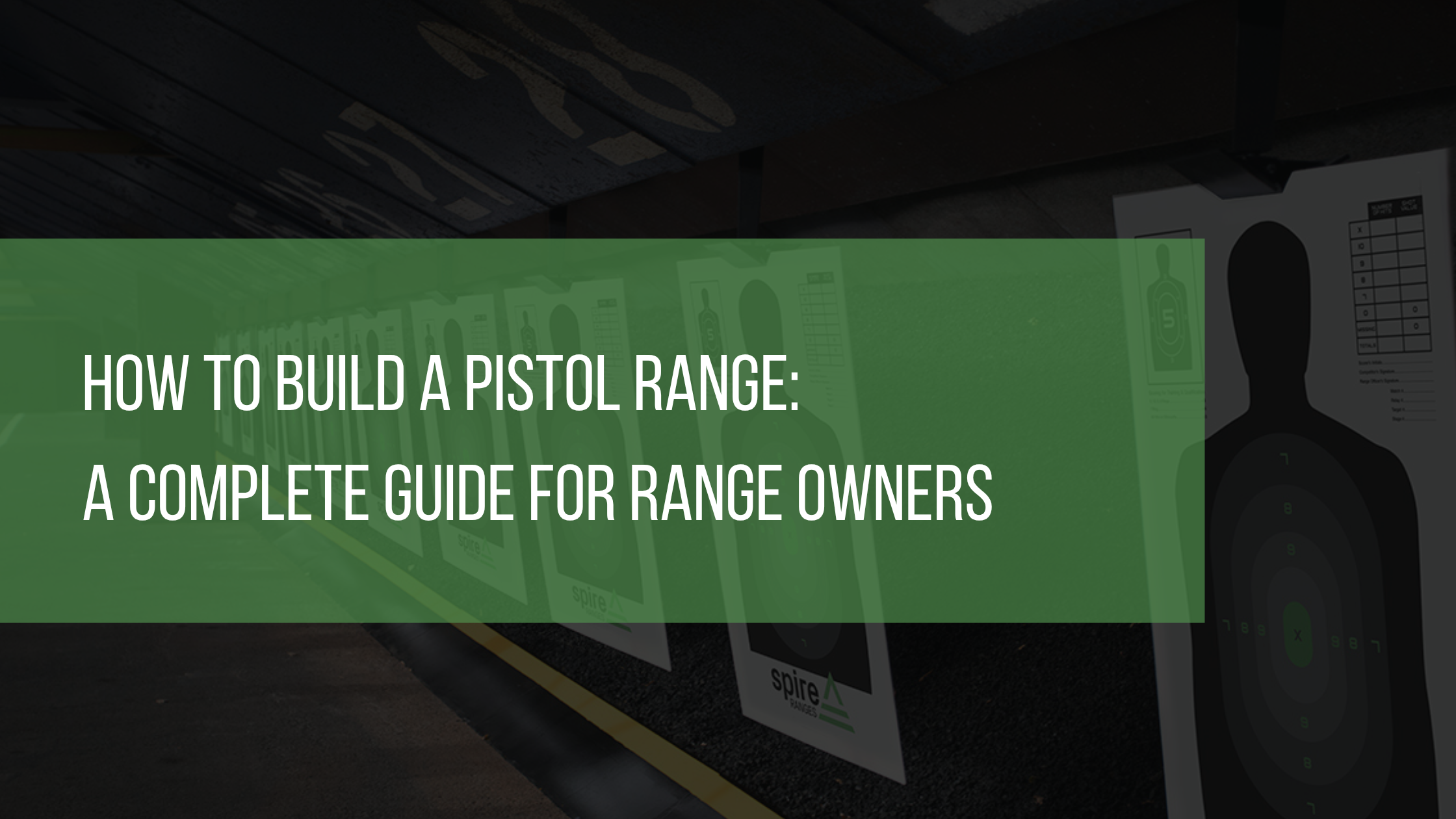 how to build a pistol range